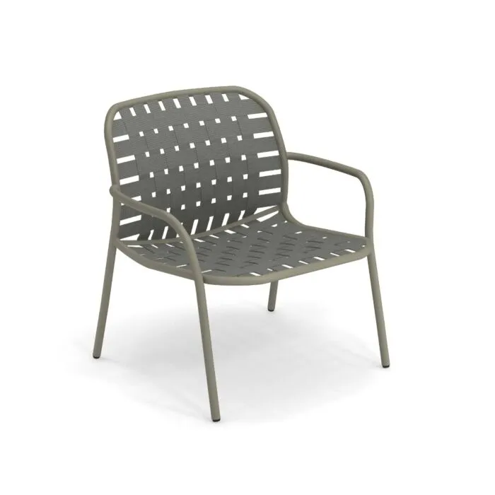 EMU Yard Lounge fauteuil-Grijs groen Beperkte Voorraad