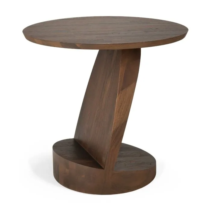 Lage Kosten Ethnicraft Teak Oblic bijzettafel-Bruin