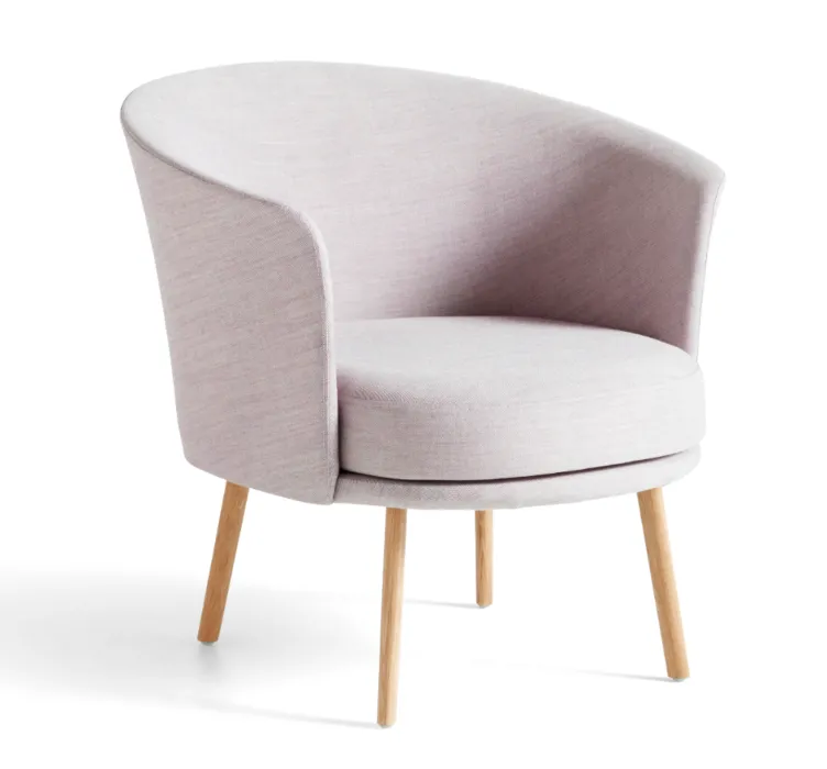 HAY Dorso lounge stoel geolied eiken onderstel-Remix 682 OUTLET Gratis Retour