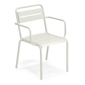 Hete Deal EMU Star tuinstoel met armleuningen-Mat wit