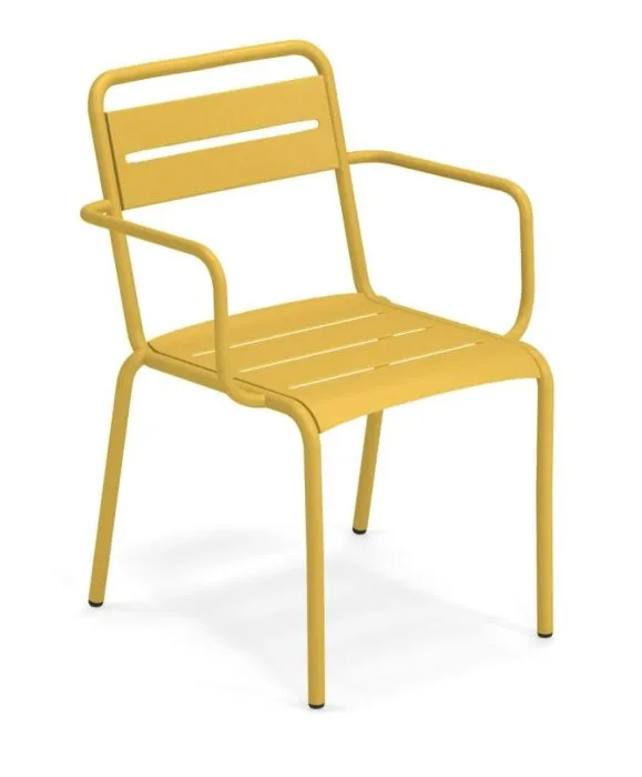 EMU Star tuinstoel met armleuningen-Curry Yellow Bestseller
