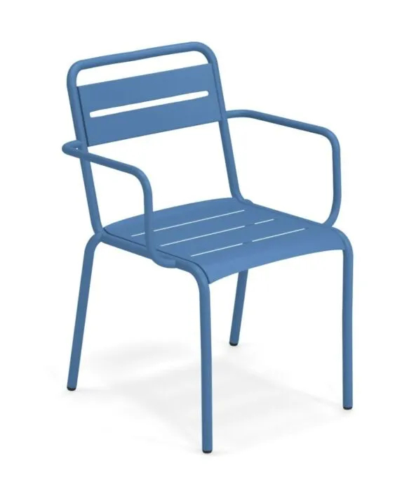 EMU Star tuinstoel met armleuningen-Ultra Marine Blue Superprijs