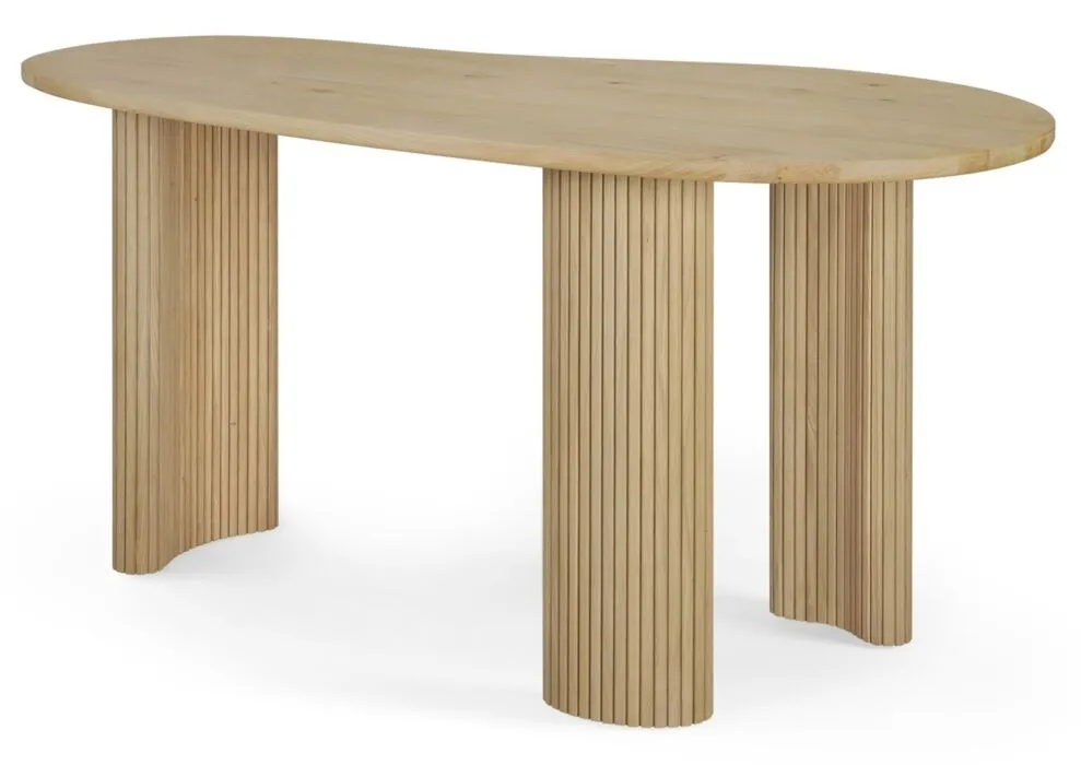 Ethnicraft Boomerang bureau-Eikenhout Goedkoop