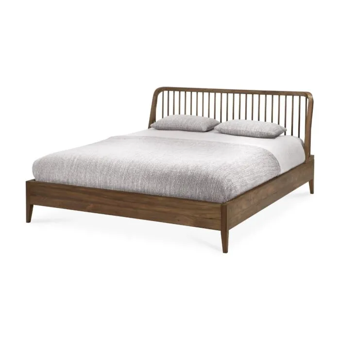 Voordeelprijs Ethnicraft Spindle bed-160x200 cm-Teak