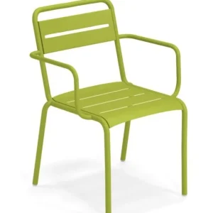 EMU Star tuinstoel met armleuningen - aluminium-Groen Must-Have