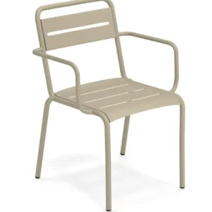 EMU Star tuinstoel met armleuningen - aluminium-Taupe Beste Prijs