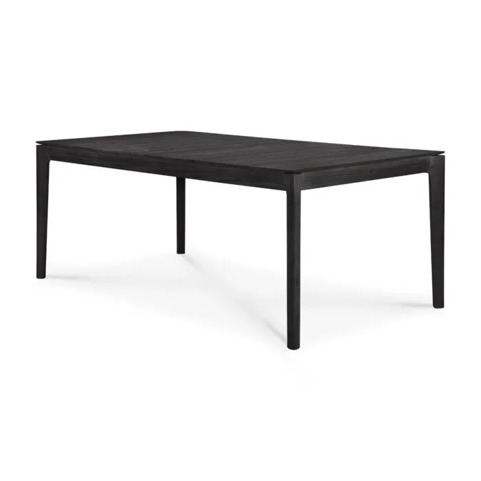 Ethnicraft Bok Teak Outdoor eettafel-200x100 cm-Teak zwart Voordeelprijs