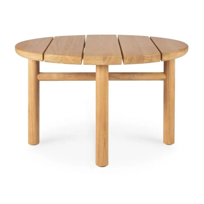 Uitverkoop Ethnicraft Quatro outdoor bijzettafel-Teak