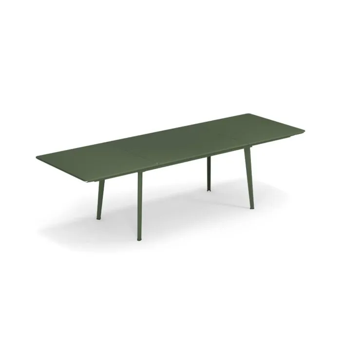 EMU Plus4 uitschuifbare tuintafel-Military Olive-90x160/270 Gereduceerde Prijs