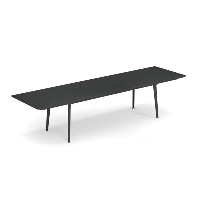 Gecertificeerd EMU Plus4 uitschuifbare tuintafel-Iron-90x220/330