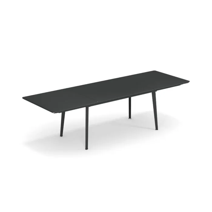 Betrouwbaar EMU Plus4 uitschuifbare tuintafel-Iron-90x160/270