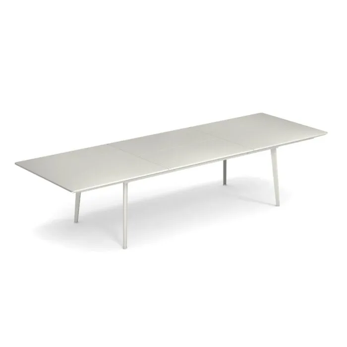 EMU Plus4 uitschuifbare tuintafel-Mat wit-110x220/330 Direct Verzonden