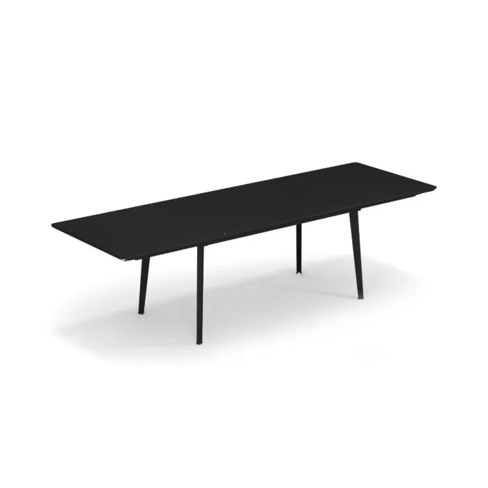 EMU Plus4 uitschuifbare tuintafel-Zwart-90x160/270 Fabrieksprijs