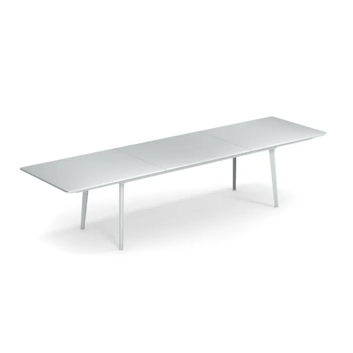 Betaalbaar EMU Plus4 uitschuifbare tuintafel-Ice white-90x220/330