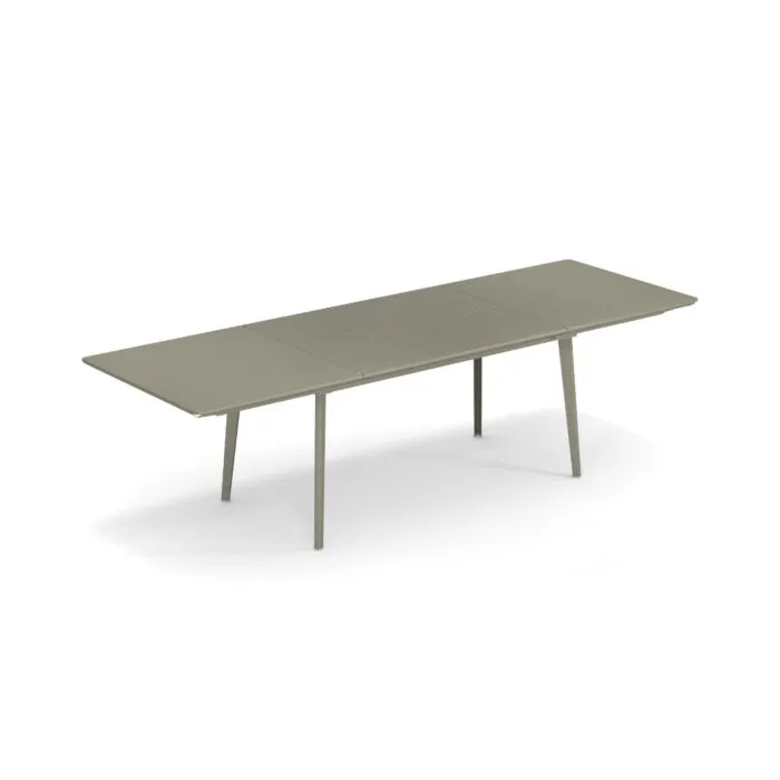 Favoriet EMU Plus4 uitschuifbare tuintafel-Grijs groen-90x160/270