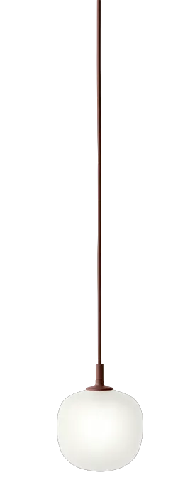 Muuto Rime hanglamp-Deep Red-Ø 12 Fabrieksprijs