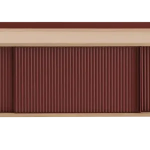 Muuto Enfold sideboard low-Deep Red Express Levering