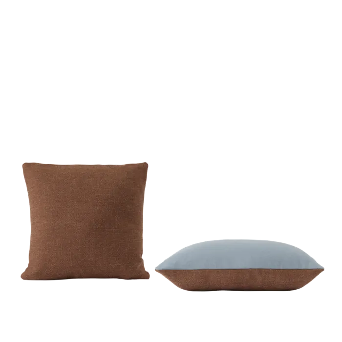 Seizoensaanbieding Muuto Mingle kussen-45x45 cm-Copper Brown / Light Blue