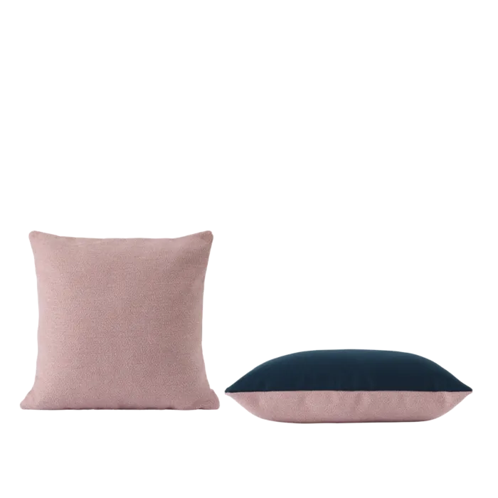 Muuto Mingle kussen-45x45 cm-Rose / Petroleum Gecertificeerd