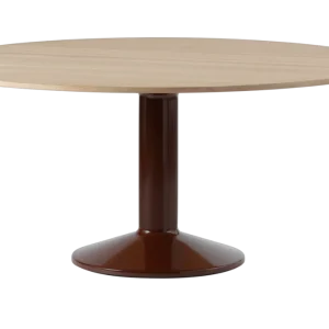 Muuto Midst tafel-Oiled Oak/Dark Red-∅ 160 cm Koopje