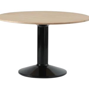Muuto Midst tafel-Oiled Oak/Black-∅ 120 cm Merkproduct