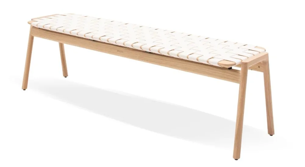 Direct Verzonden Gazzda Klupa bankje-160 cm-Wit