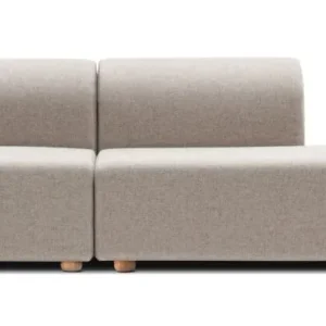 Gazzda Hugg Sofa 2-zits bank configuratie B+C-Main Line Flax 02-Natural-Hoek links Finale Uitverkoop