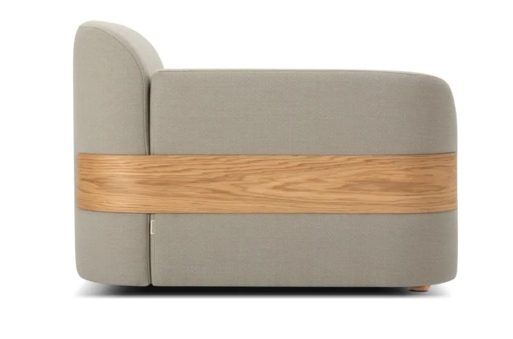 Gazzda Hugg Sofa 2-zits bank configuratie B+C-Vidar 0222-Natural-Hoek links Goedkoop