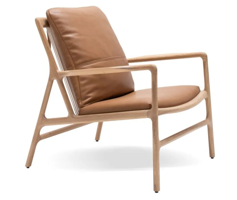 Gazzda Dedo Easy stoel-Dakar Leather Nature Nieuw