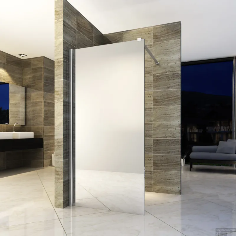 Inloopdouche BWS Mirror 140x200 cm 8mm Spiegelglas Weekendaanbieding