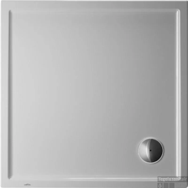 Duravit Starck Slimline Douchebak 100 X 100 X 4 Cm. Antislip Wit Shop Nu