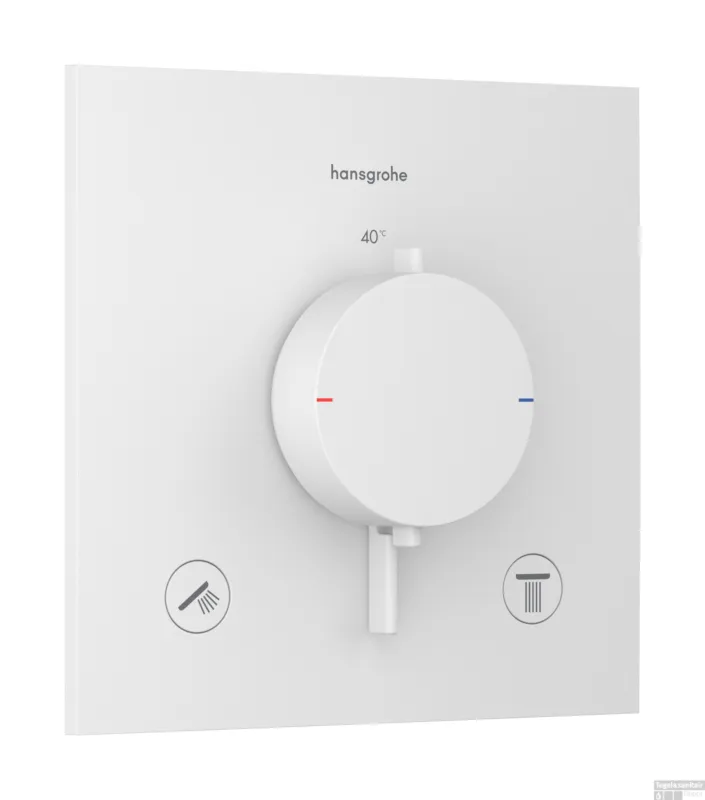 Afbouwdeel Hansgrohe Ecostat Comfort E Inbouwthermostaat Voor 2 Functies Mat Wit Korting