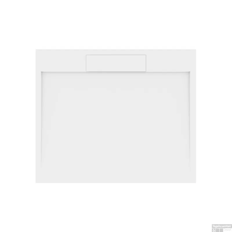 Actieprijs Douchebak Gegoten Marmer Sapho Irena 120x100x3.5 cm Rechthoek Wit