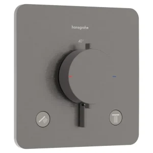 Premium Afbouwdeel Hansgrohe Ecostat Comfort Q Inbouwthermostaat Voor 2 Functies Brushed Black Chrome