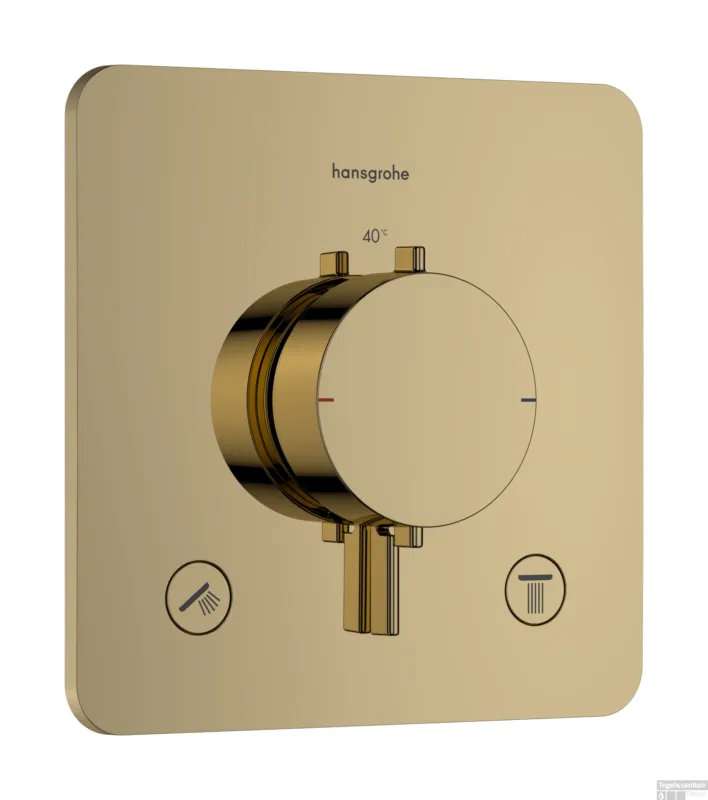 Afbouwdeel Hansgrohe Ecostat Comfort Q Inbouwthermostaat Voor 2 Functies Goud Weekendaanbieding