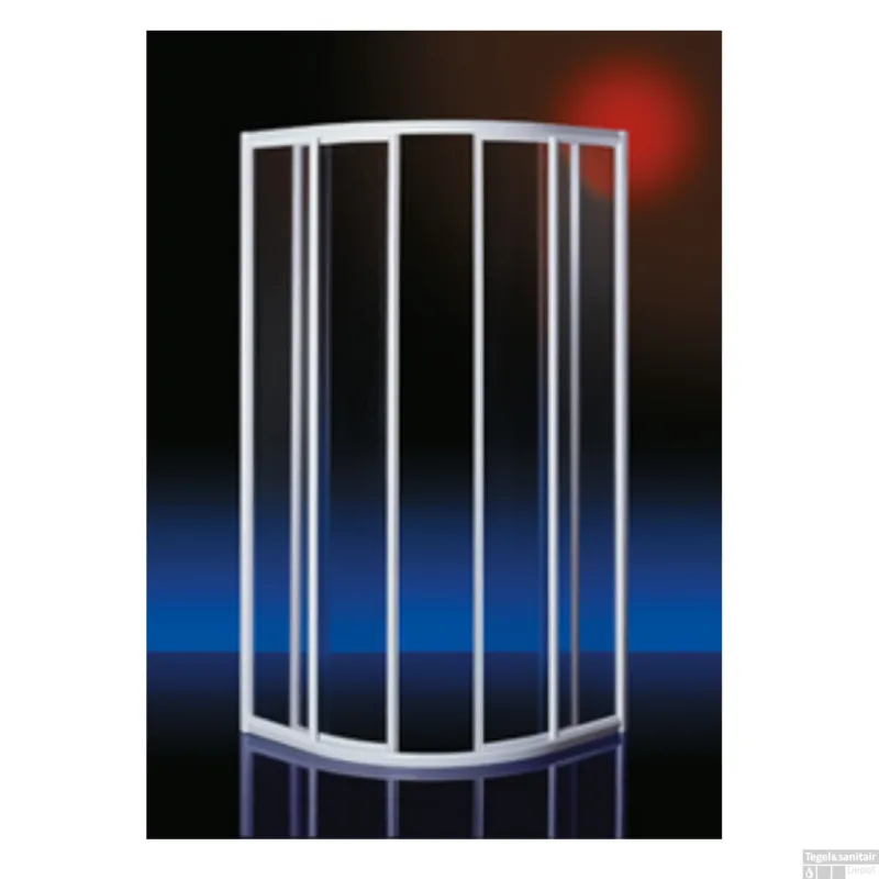Beste Prijs Douchecabine Plieger Class Kwartrond 88/92x185cm 3mm Glas Aluminium