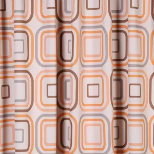 Seizoensaanbieding overgordijnen retro-oranje