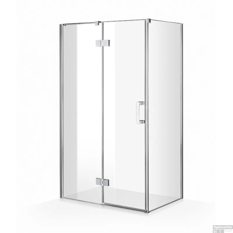 Dagaanbieding Douchecabine BWS P&C Design 140x...cm 8mm Veiligheidsglas NANO Coating