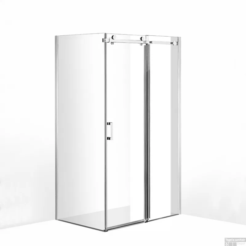 Douchecabine BWS D&R Design Met Roldeur Helder Glas 140x...cm Must-Have