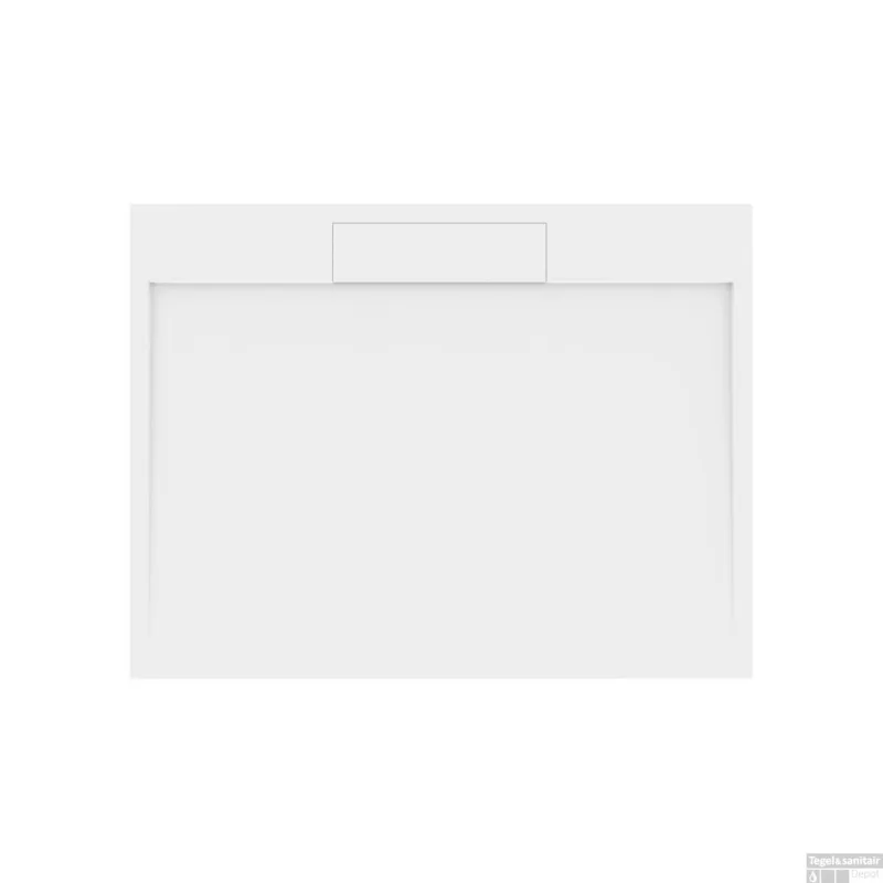 Douchebak Gegoten Marmer Sapho Irena 130x100x3.5 cm Rechthoek Wit Hoge Kwaliteit
