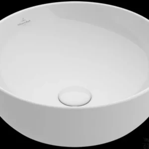 Populair Villeroy & Boch Artis Opzetwastafel Rond 43cm.z/krgt.z/overl.ceramicplus Wit