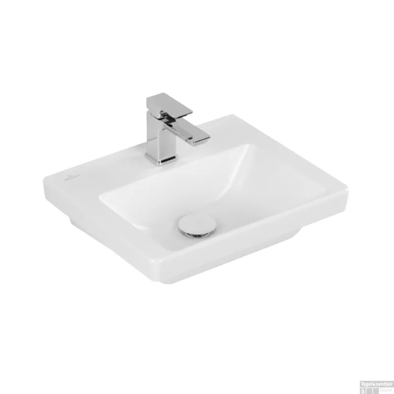 Fontein Villeroy & Boch Subway Met CeramicPlus Zonder Overloop 3.0 45x37x14.5 cm Stone White Fabrieksprijs