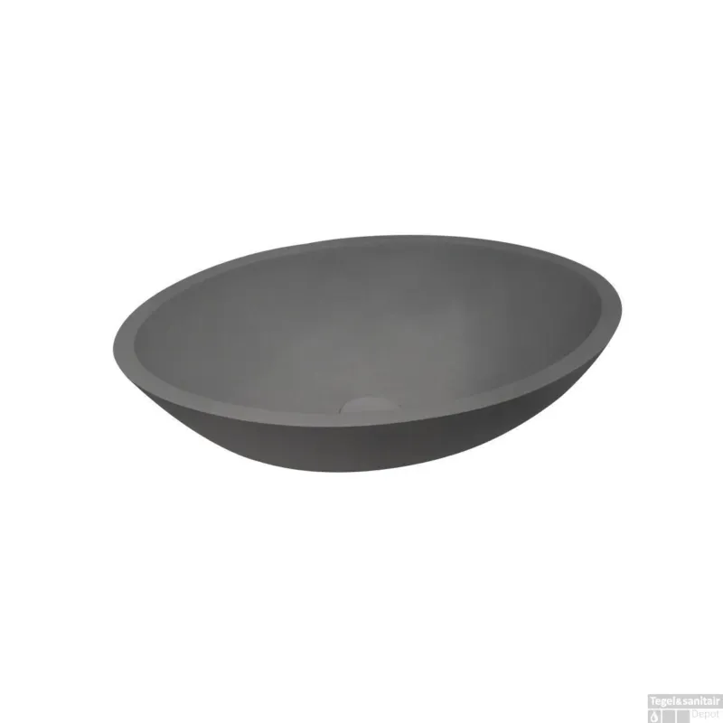 Waskom Best Design New Stone Epona Lava opbouw Solid Surface Uitverkoop