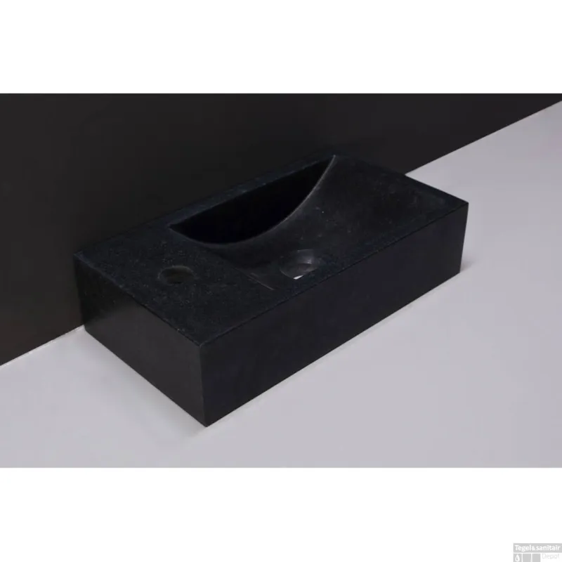 Fontein Forzalaqua Venetia Graniet Gezoet Met Kraangat Links 40x22x10 cm Flitsaanbieding