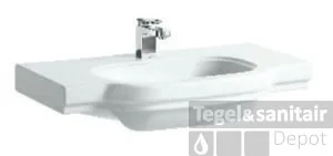 Speciale Aanbieding Laufen Lb3 Classic Meubelwastafel 85x52 Met 3 Kraangaten Clean Coat Wit