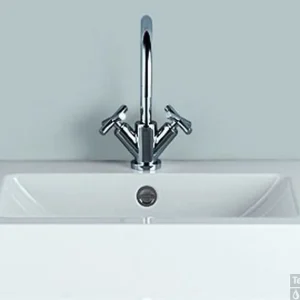 Alape Wt Serie Wastafel 58,5x40,5 Cm. 13,5m. Hoog Wit Dagaanbieding
