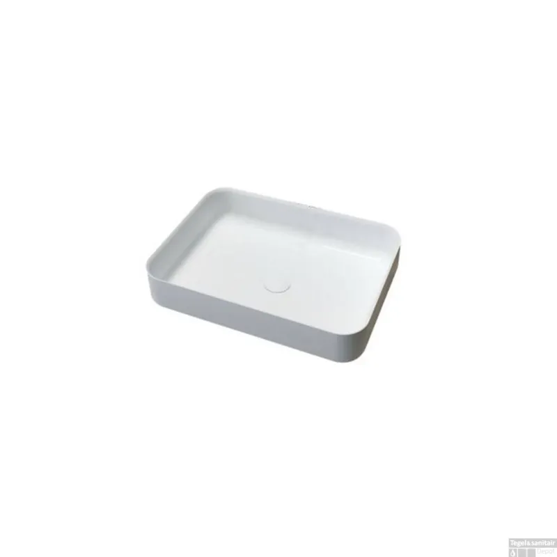 Opbouw Waskom Best Design Just Solid Surface Dipsy 55x40 cm Mat Wit Bestseller