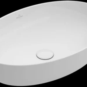Flitsaanbieding Villeroy & Boch Artis Opzetwastafel Ovaal 61x41 Z/krgt.z/overl.ceramicpl Wit