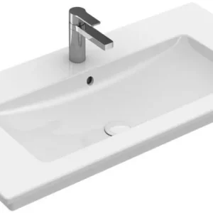 Koopje Villeroy & Boch Venticello Meubelwastafel 80x50 Cm. 1xkraangat M/overloop C+ Wit