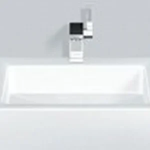 Alape Wt Serie Wastafel 45x50 Cm. Met Kraangat Midden Wit Exclusieve Aanbieding